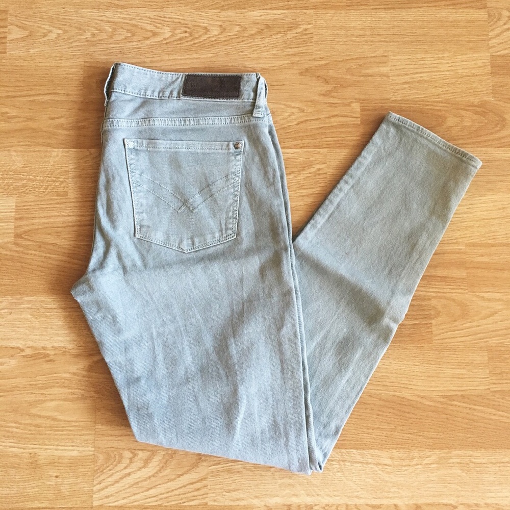 William Rast gray/green skinny jeans